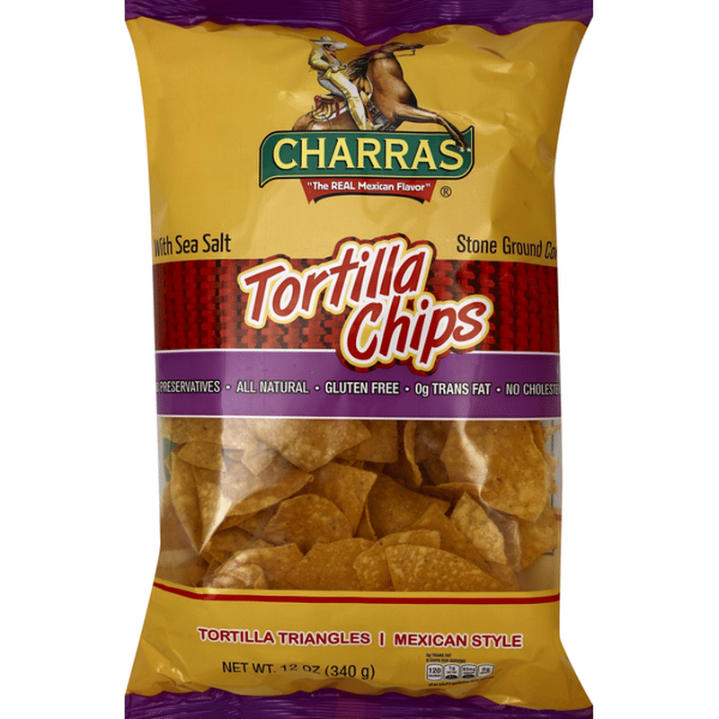 Tostadas Charras Tortilla Chips, with Sea Salt (12 oz) Delivery or