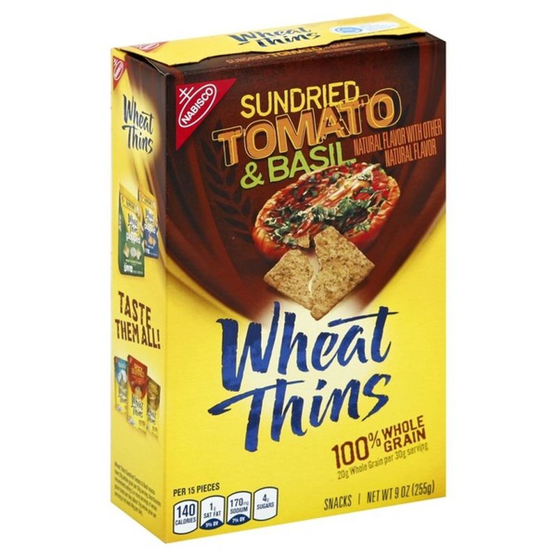 Wheat Thins Crackers, Sundried Tomato & Basil Flavor (9 oz) from Jewel