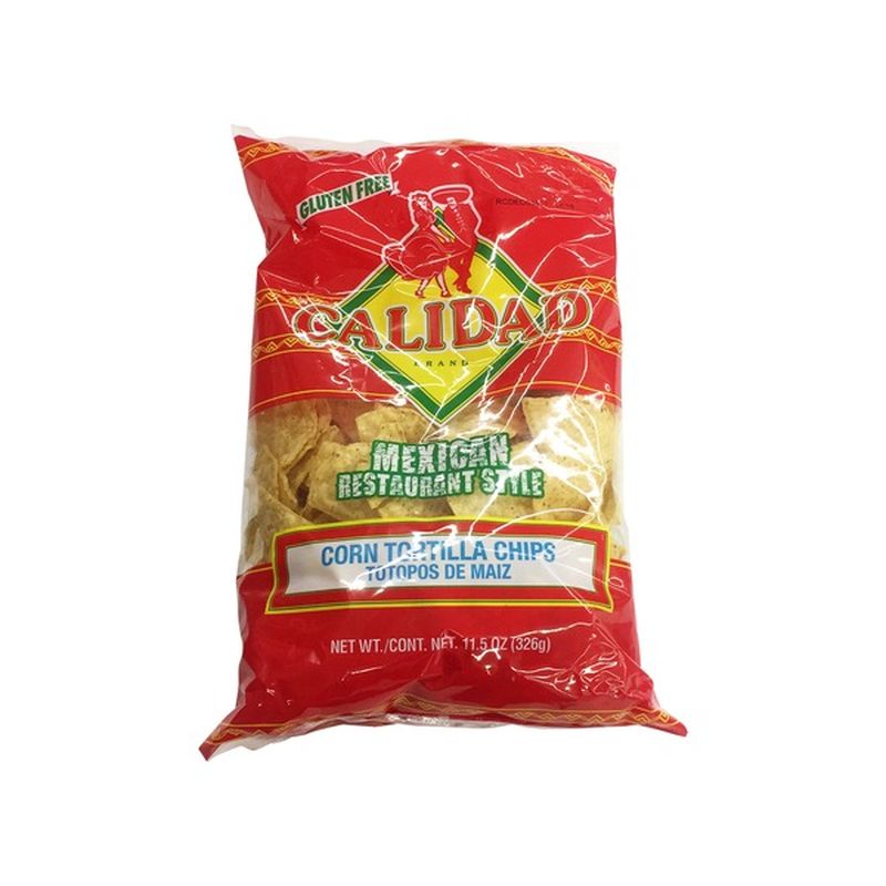 Calidad Tortilla Chips, Corn, Mexican Restaurant Style (11.5 oz) Instacart