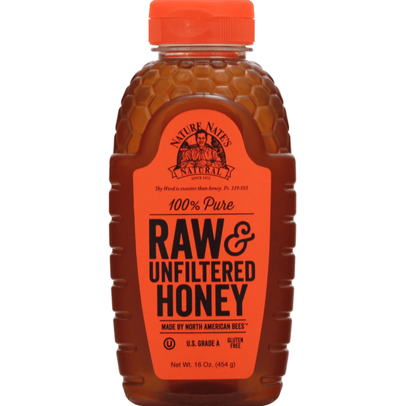 Nature Nates Honey, Raw & Unfiltered (16 oz) Instacart