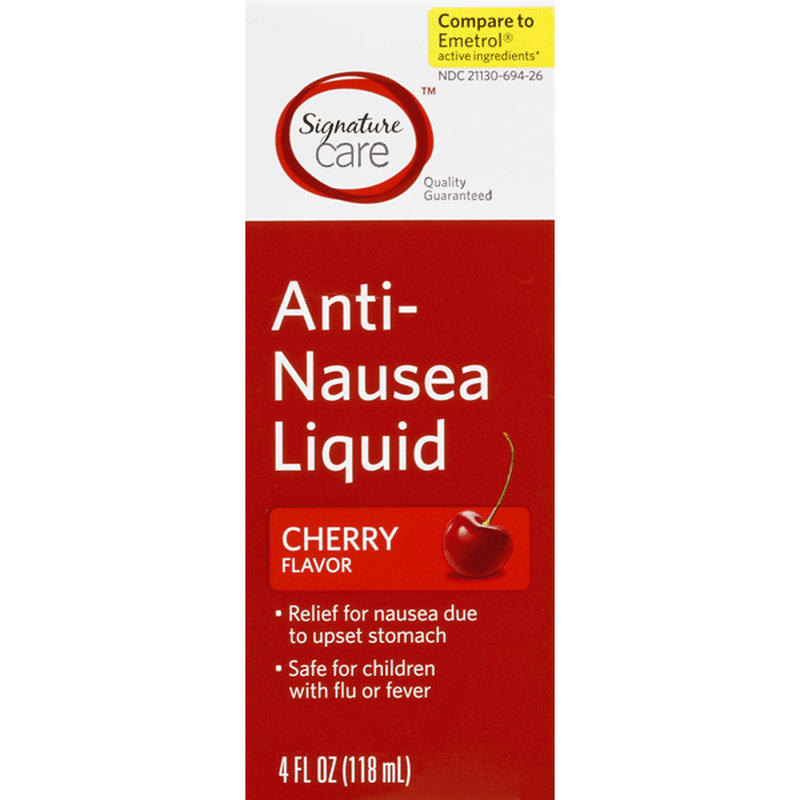 Signature Care AntiNausea Liquid, Cherry (4 oz) Instacart