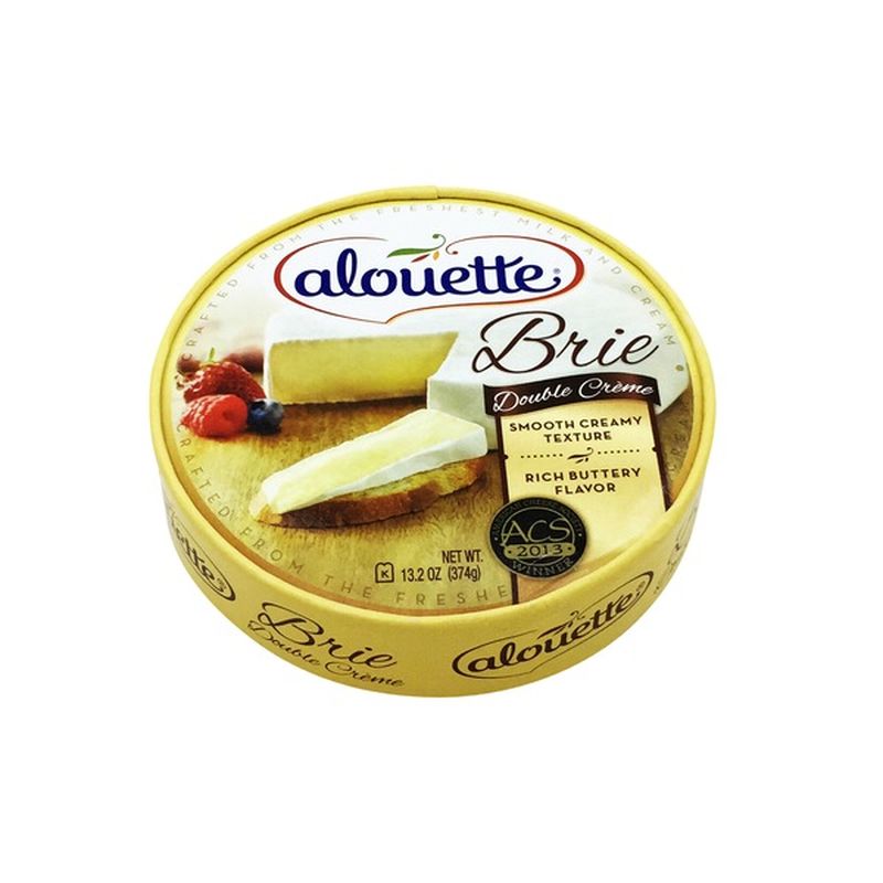 Alouette Double Creme Brie Cheese (13.2 oz) Instacart
