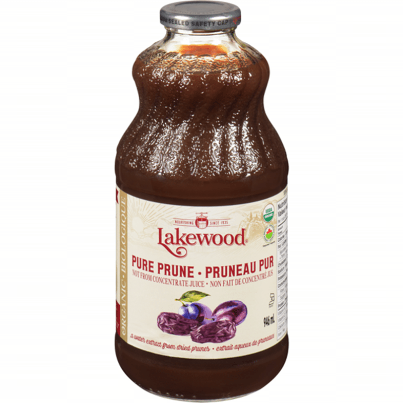 Lakewood Organic Pure Prune Juice (946 ml) Instacart
