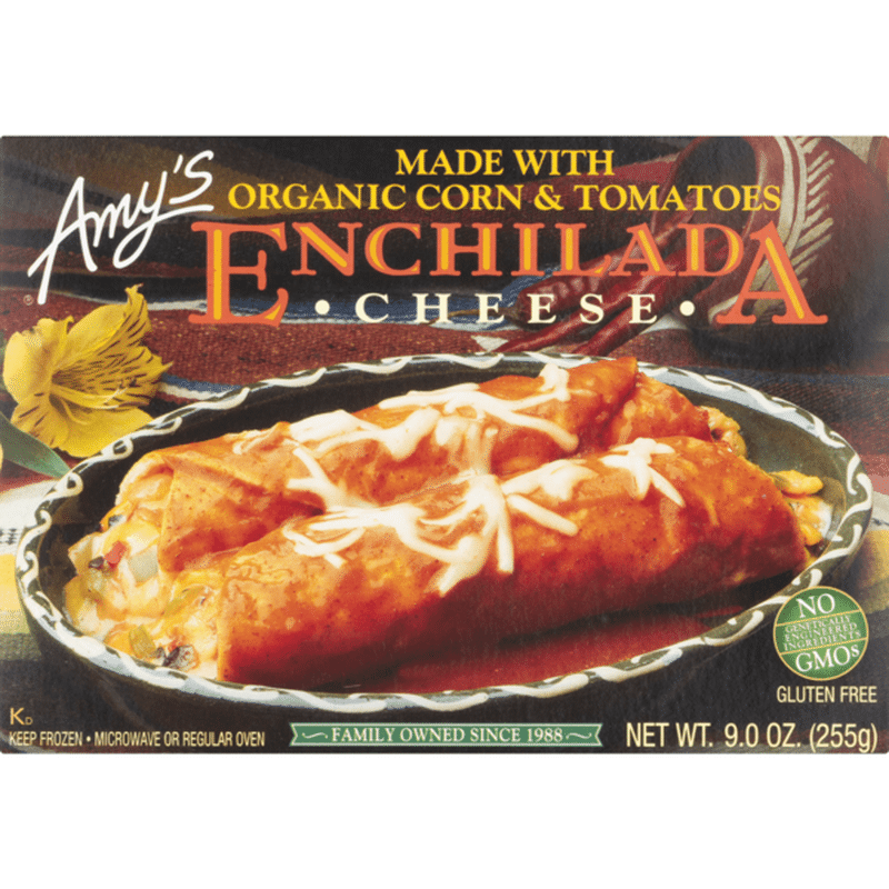 Amy's Amy’s Frozen Entrées, Cheese Enchilada, Gluten free, 9 oz. (9 oz