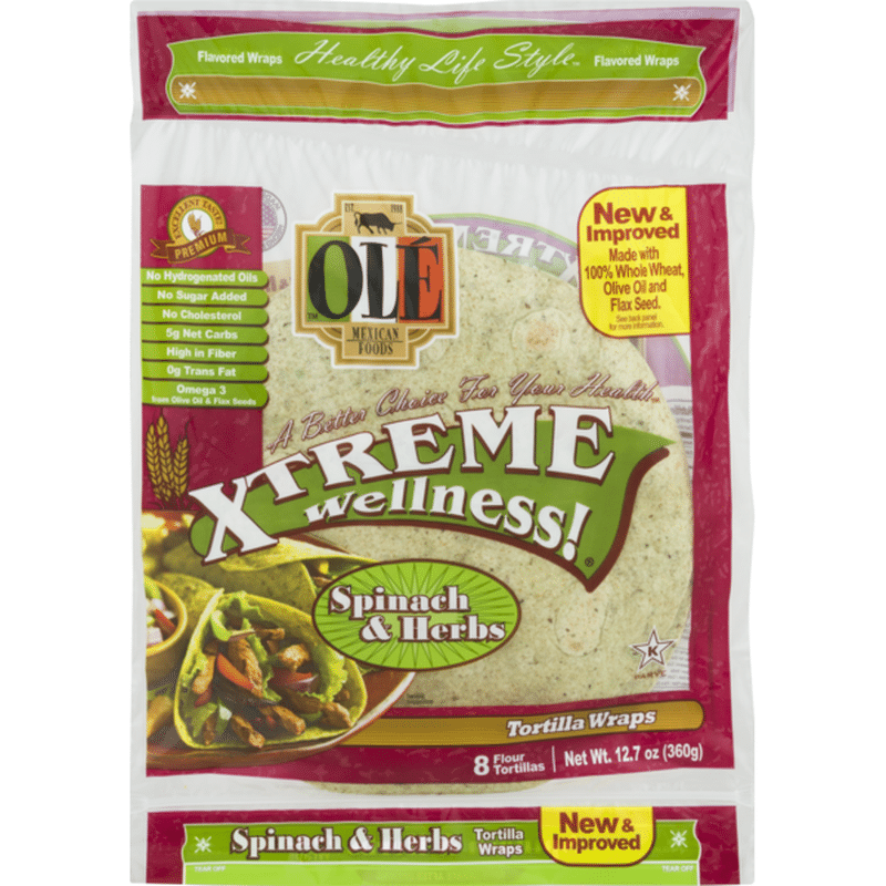 Ole Mexican Foods Olé Mexican Foods Xtreme Wellness! Tortilla Wraps