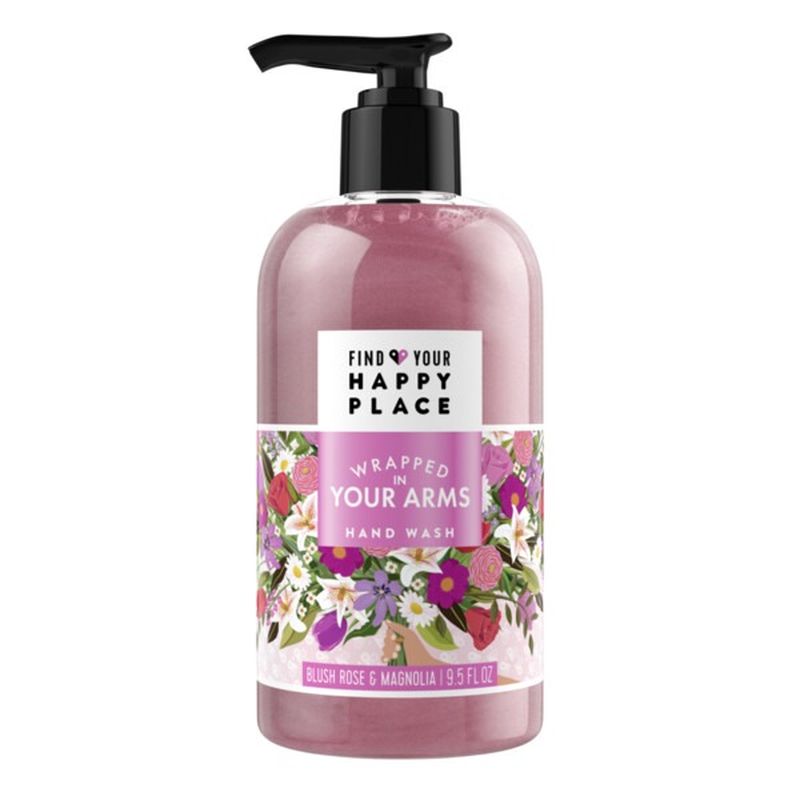 Find Your Happy Place Liquid Gel Hand Wash Blush Rose And Magnolia (9.5