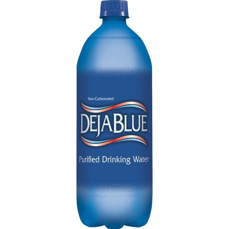 blue drinking water