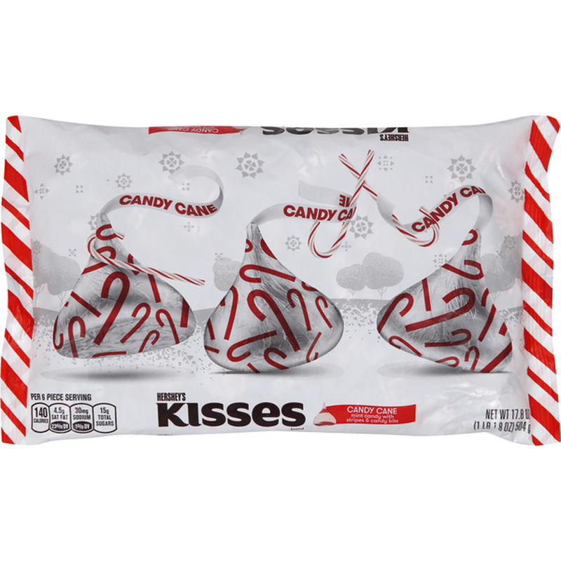 Kisses Candy Cane (17.8 oz) - Instacart