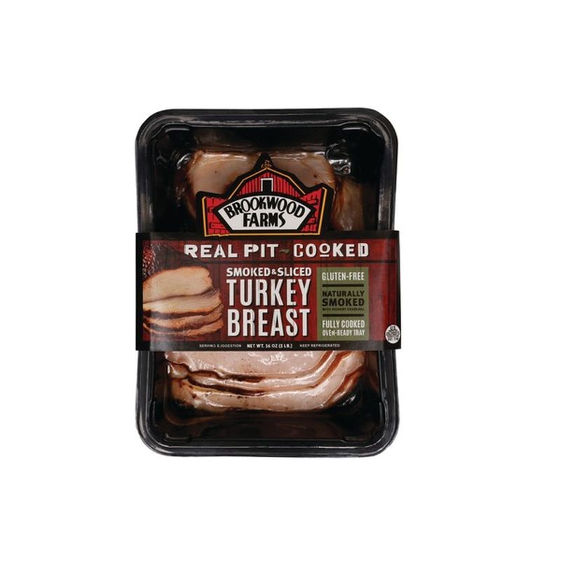 Brookwood Farms Turkey Breast, GlutenFree, Real Pit Cooked, Smoked
