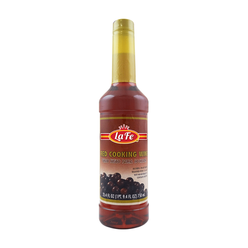 La Fe Red Cooking Wine, Vino Tinto Para Cocinar (24.4 fl oz) Instacart