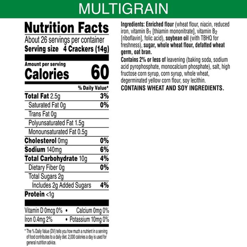 Keebler Club Crackers Multigrain (12.7 oz) from Giant Food Instacart