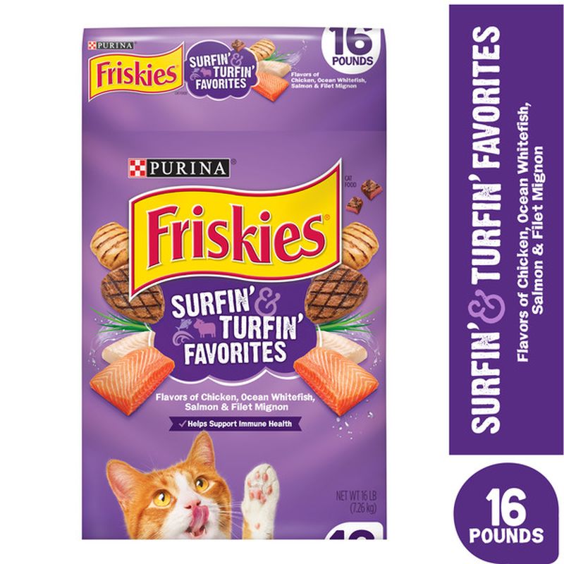 Friskies Dry Cat Food Surfin Turfin Favorites 16 Lb Delivery Or Friskies dry cat food surfin turfin favorites 16 lb delivery or