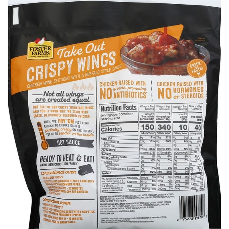Foster Farms Chicken Wings (16 oz) from Brookshire's ...