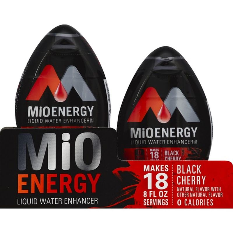 Mio Energy Black Cherry Liquid Water Enhancer 1 62 Fl Oz From Vons Instacart