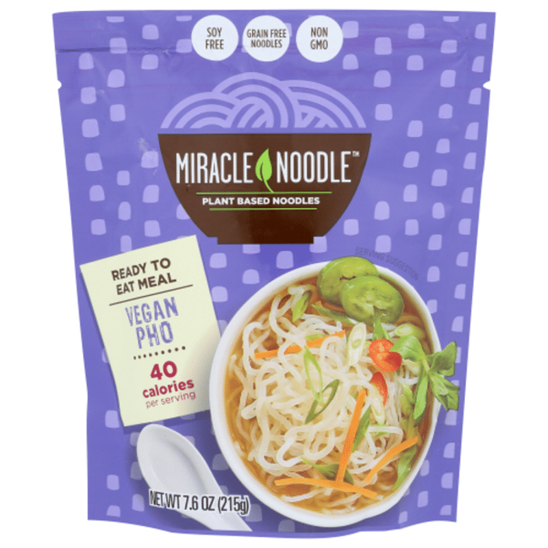 Miracle Noodle Gluten Free ReadytoEat Meal, Vegan Pho (8 oz) from