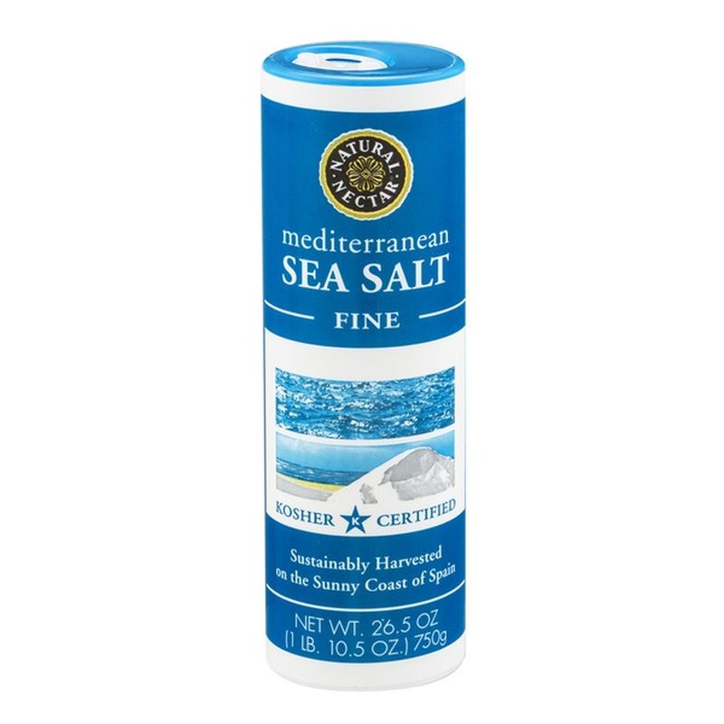 Natural Nectar Mediterranean Sea Salt Fine (26.5 oz) from Giant Food Stores Instacart