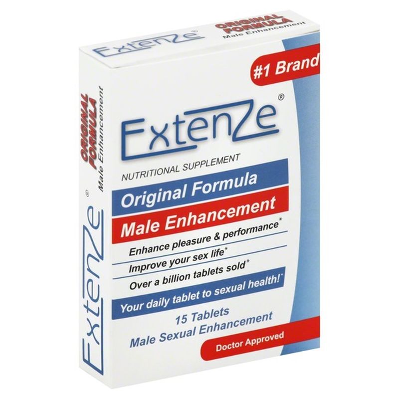 Extenze Male Sexual Enhancement Original Formula Tablets 15 Each 5520