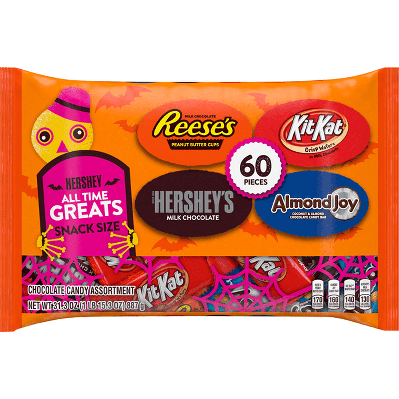 Hershey's Chocolate Candy, Assortment (60 each) Instacart