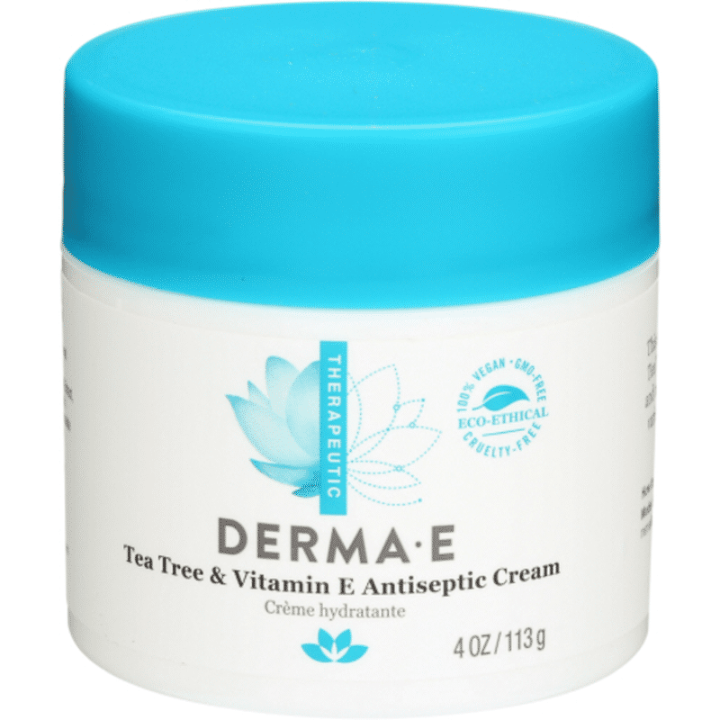 Derma E Tea Tree And E Antiseptic Creme (4 oz) - Instacart