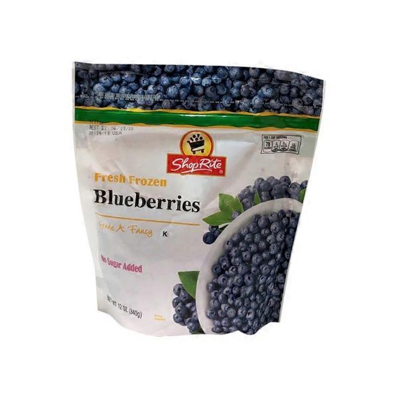 ShopRite Fresh Frozen Blueberries (12 oz) Instacart