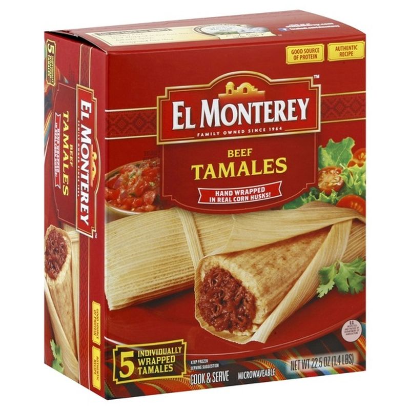El Monterey Beef Tamales (1.406 lb) from Lucky Supermarkets Instacart