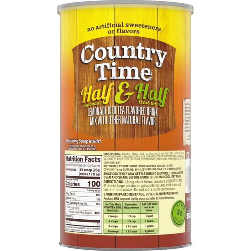 Country Time Half Lemonade & Half Iced Tea Drink Mix (82.5 oz) from