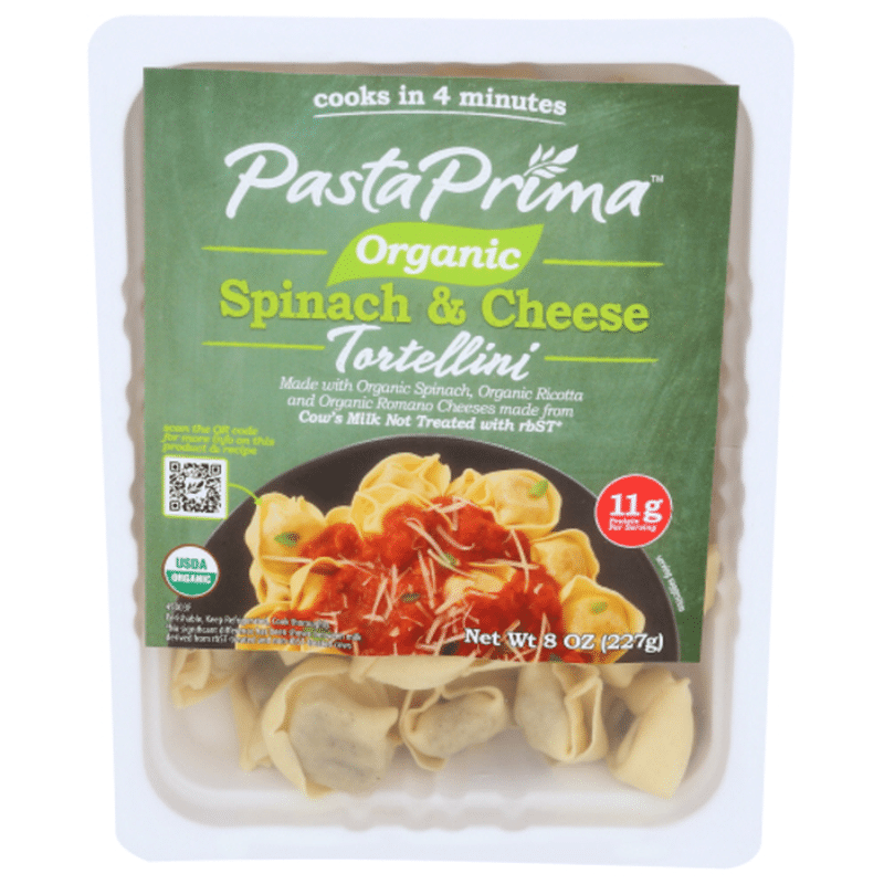 Pasta Prima Organic Spinach & Cheese Tortellini (8 oz) Instacart