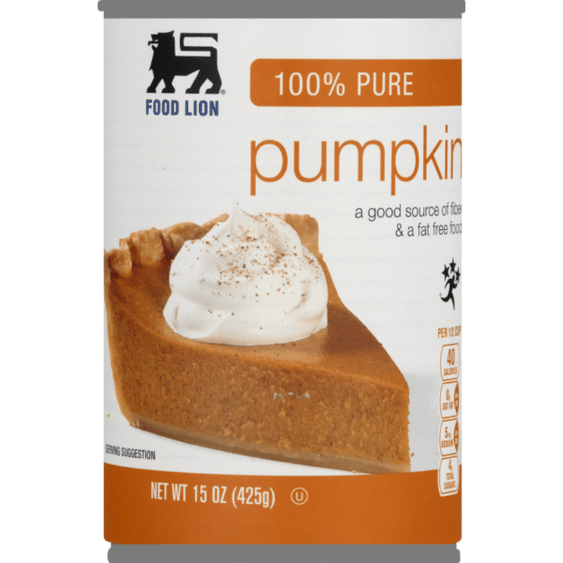 Food Lion Pumpkin, Can (15 oz) Instacart