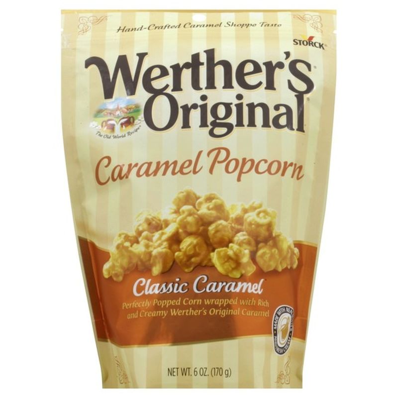 Werther's Original Popcorn, Classic Caramel, Pouch (6 oz) Instacart