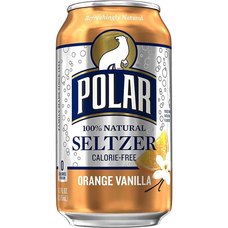 Polar Polar Orange Vanilla Seltzer 12 Oz Can