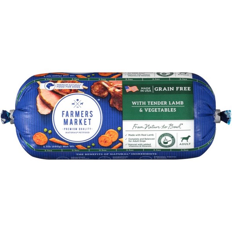 Farmers Market Foods Grain Free Adult Premium Natural with Tender Lamb