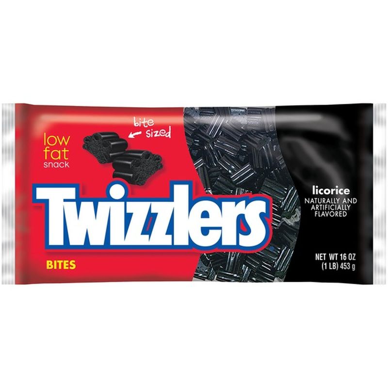 Twizzlers Bites Black Licorice Candy (16 oz) Instacart