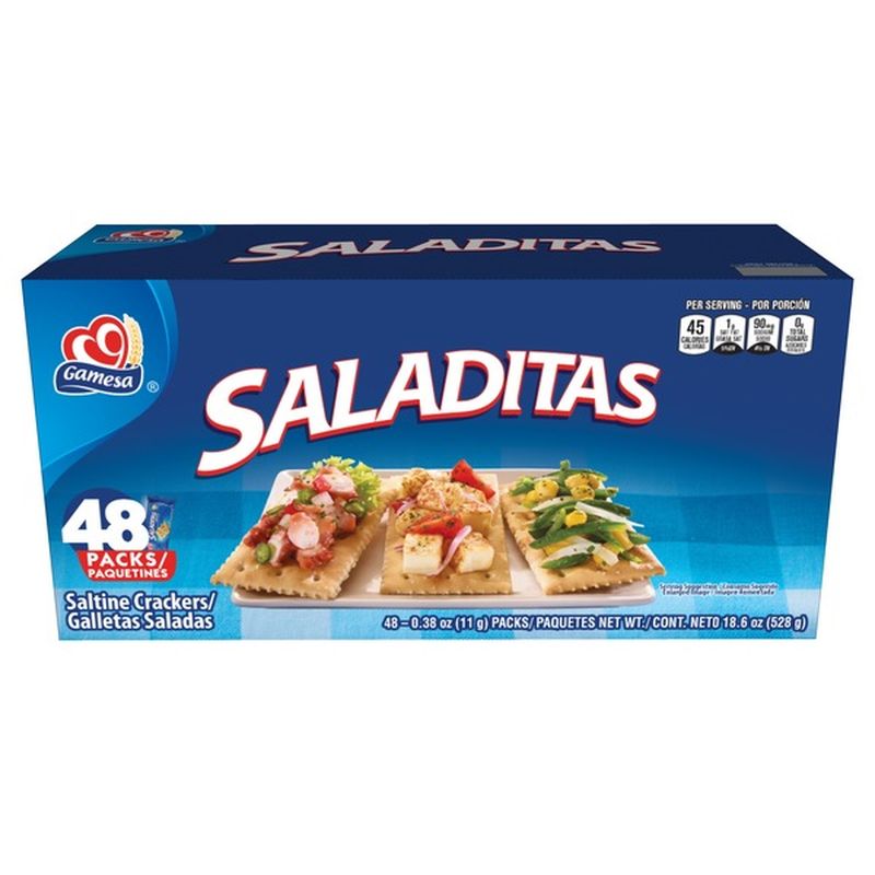 Gamesa Saladitas Saltine Crackers (18.6 oz) from FoodsCo Instacart