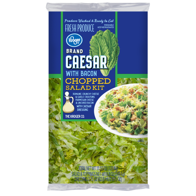 Kroger Caesar With Bacon Chopped Salad Kit