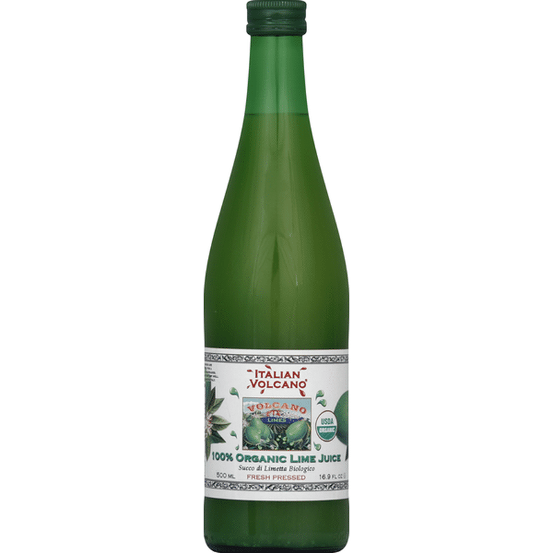 Italian volcano lime juice 100 organic 16 9 oz instacart