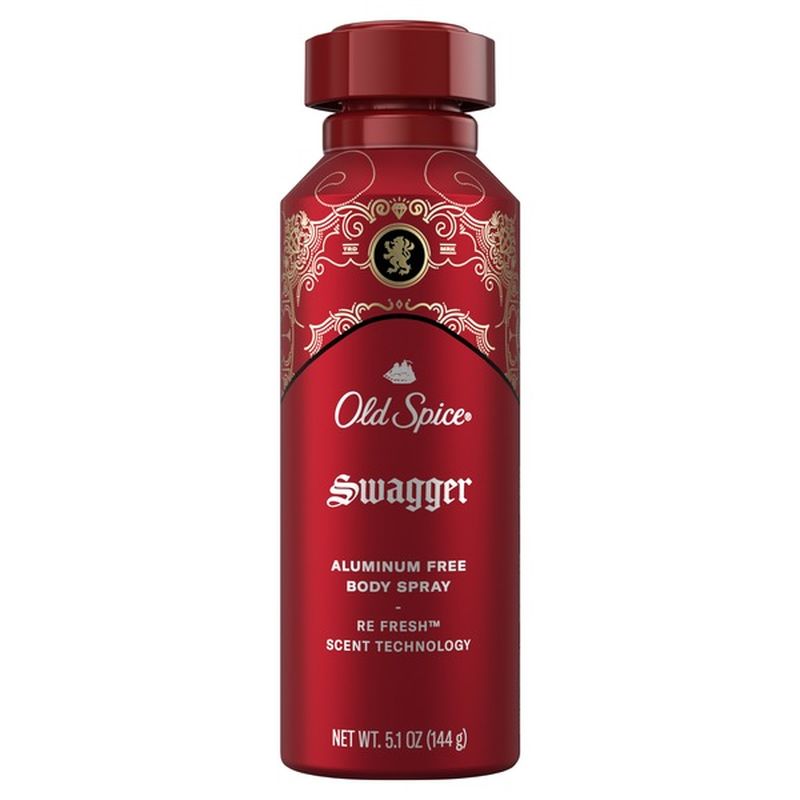 Old Spice Aluminum Free Body Spray For Men, Swagger (5.1 oz) Instacart