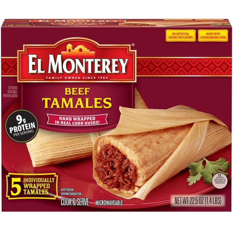 El Monterey Beef Tamales (1.406 lb) from Lucky Supermarkets Instacart