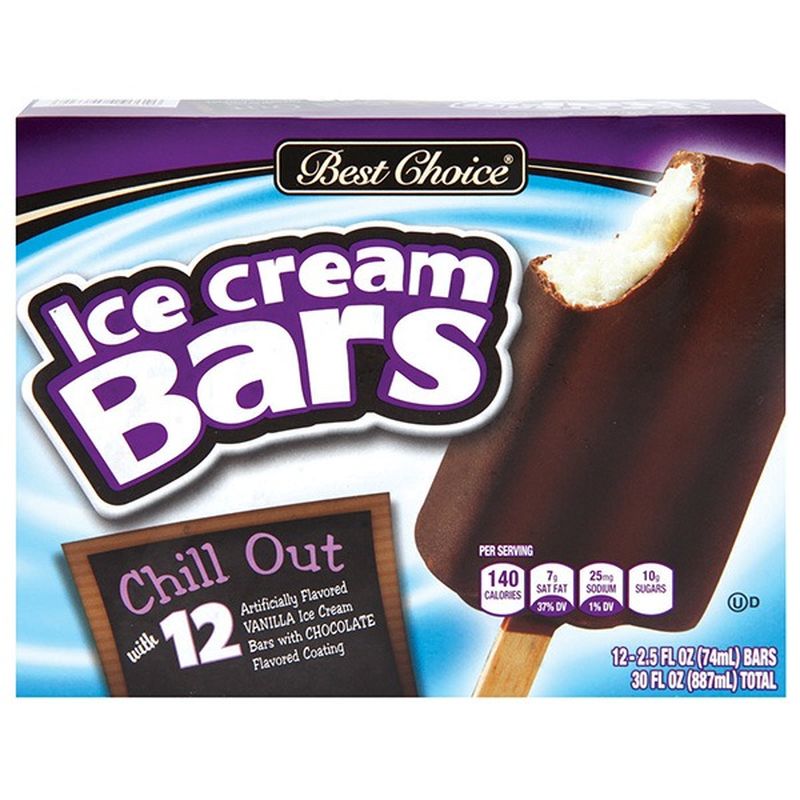 Best Choice Ice Cream Bars 12 Each Instacart