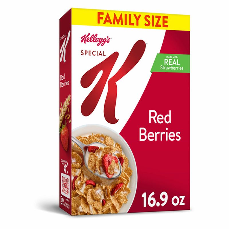 Kellogg's Special K Breakfast Cereal, Made with Real Strawberries, Red