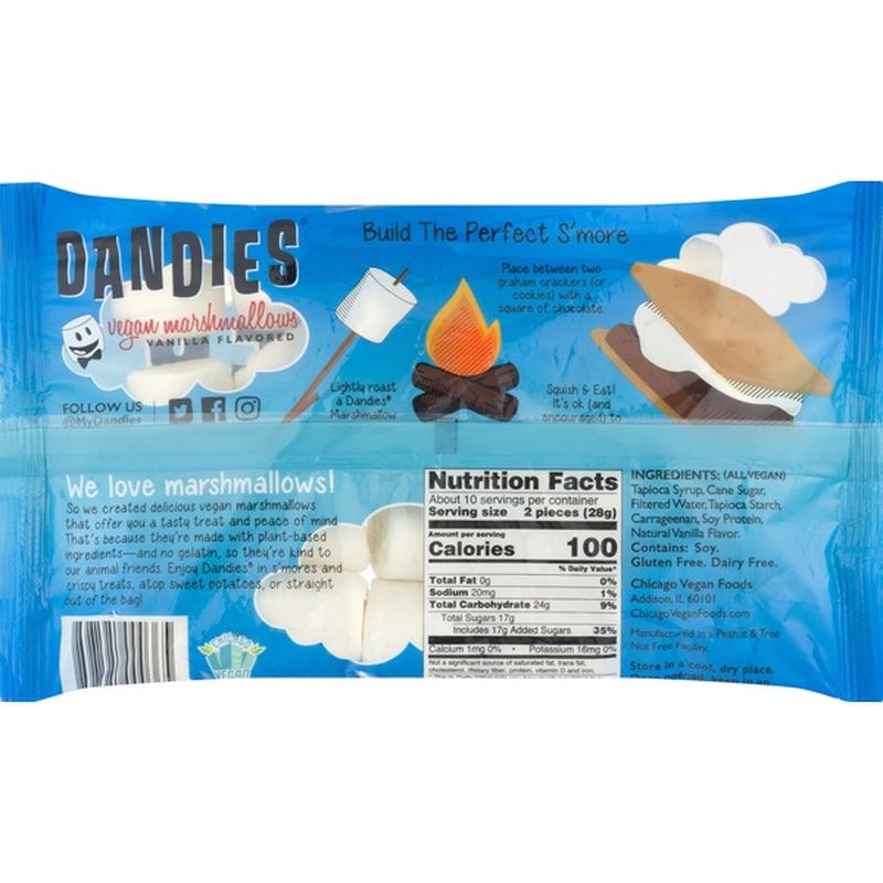 Dandies Marshmallows, Vegan, Vanilla Flavored (10 oz) from Giant Food