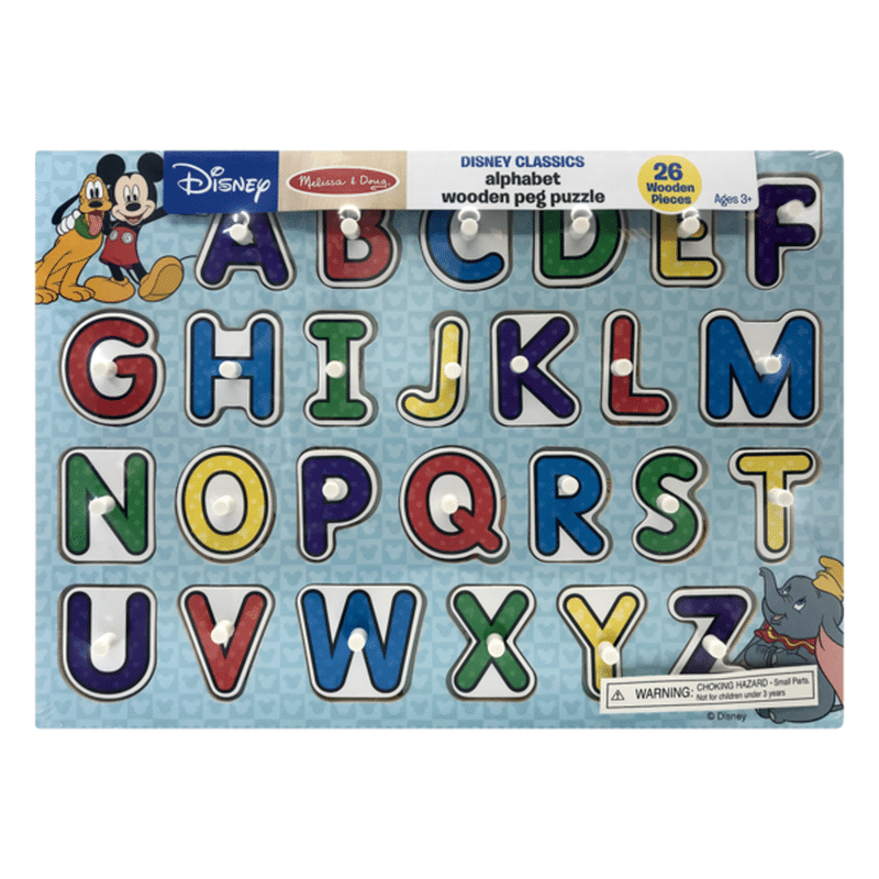melissa and doug disney alphabet puzzle