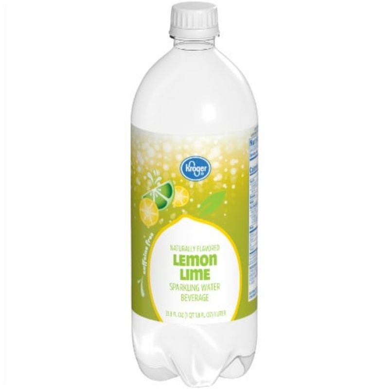 Kroger Sparkling Water, Lemon (33.8 oz) from Mariano's ...