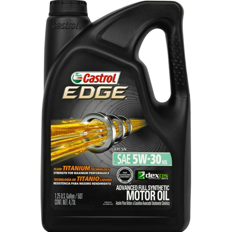 Castrol EDGE SAE 5W-30 Advanced Full Synthetic Motor Oil