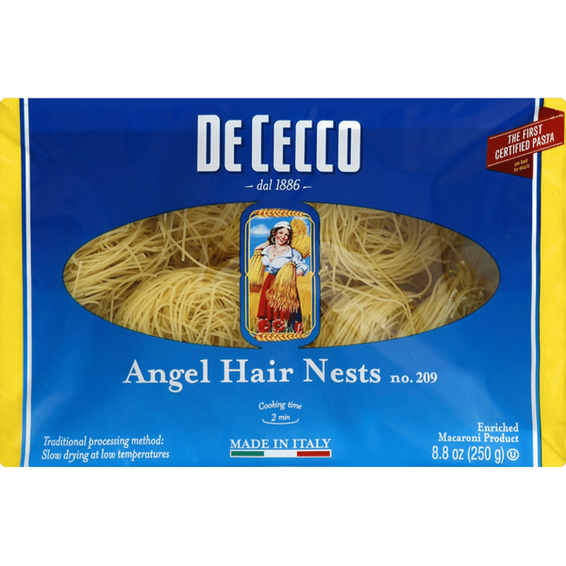 De Cecco Pasta, Angel Hair Nests No. 209 (8.8 oz) Instacart