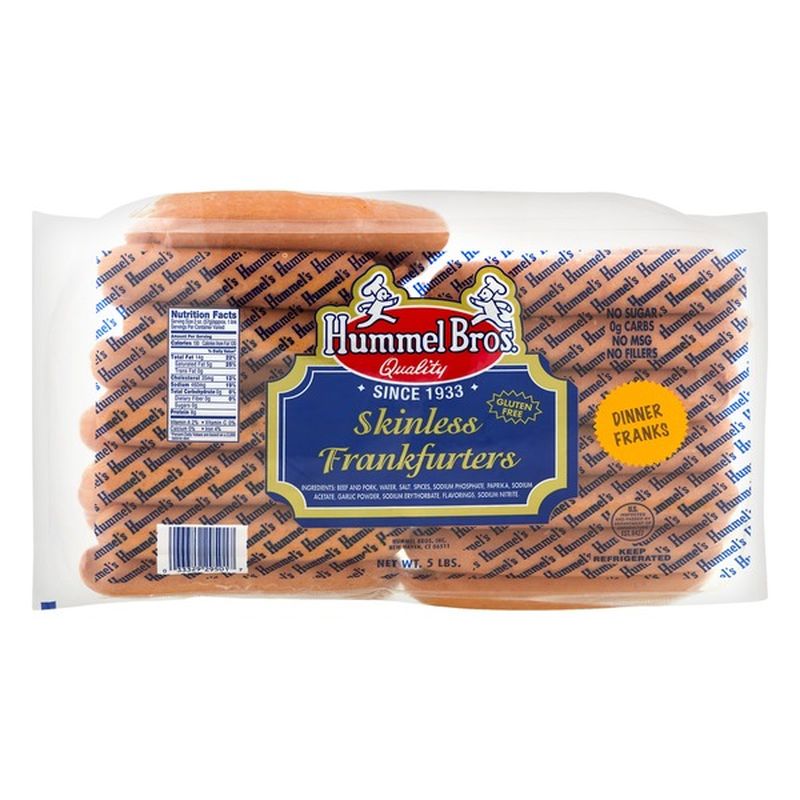 Hummel Bros Skinless Frankfurters (5 lb) from Costco Instacart