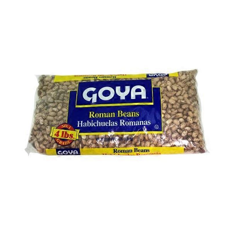 Goya Roman Beans, Dry (4 lb) Instacart