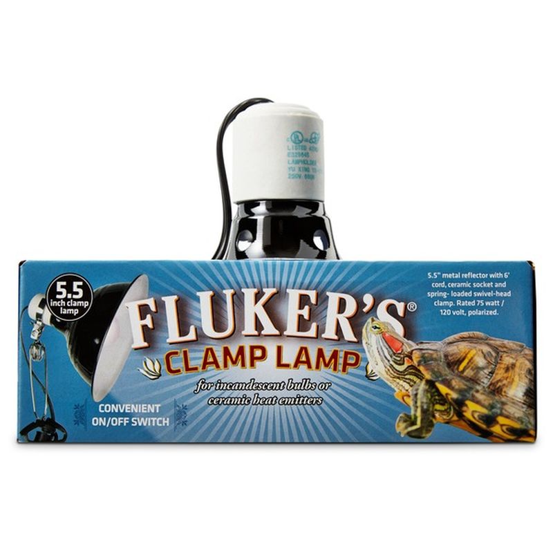 fluker's 5.5 clamp lamp