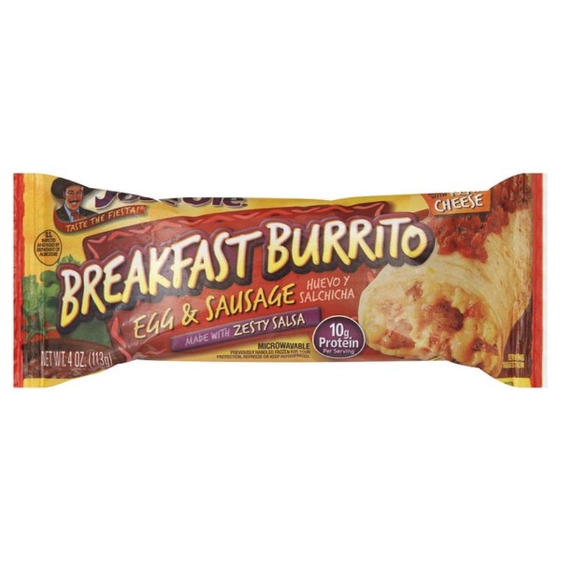 Jose Ole Breakfast Burrito, Egg, Sausage & Cheese (4 oz) from Ralphs