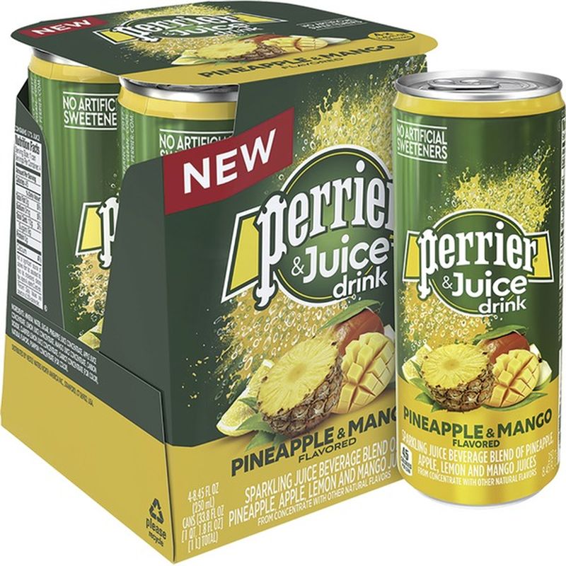 Perrier Pineapple & Mango Sparkling Water (8.45 fl oz) Instacart