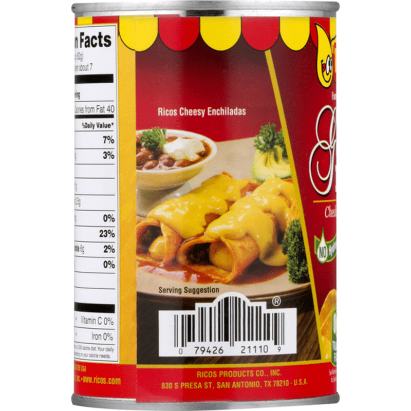 Ricos Gourmet Nacho Cheddar Cheese Sauce (15 oz) from Walmart Instacart
